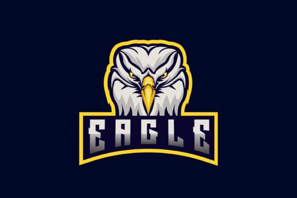 Eagle Head Mascot: Bold Graphics & Logos