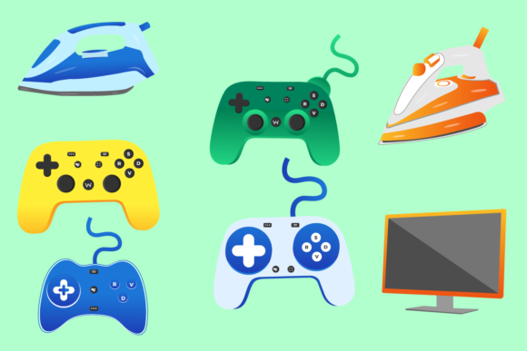 Electric Device Vector Illustrator Png: Graphics & Layer Styles
