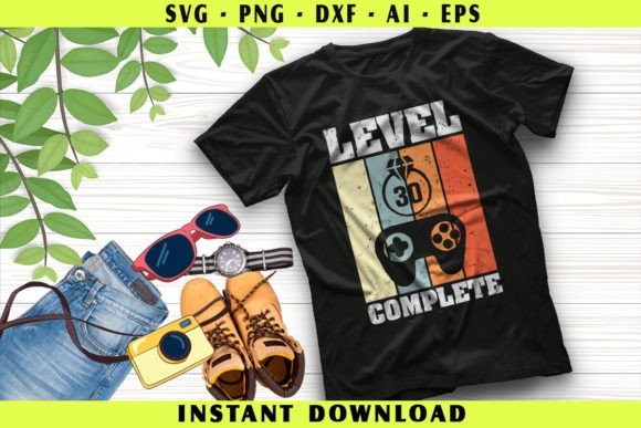 Funny Gaming Celebrate 30th Wedding Graphics for Crafts