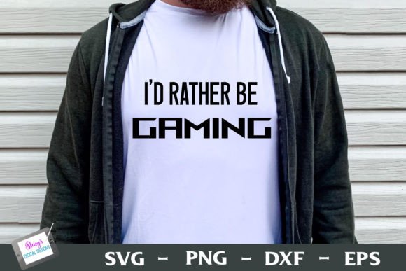 Gamer Design: I'd Rather Be Gaming Graphics for Crafts