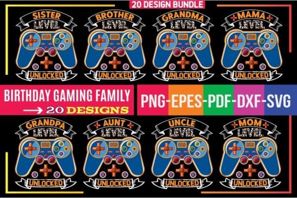 Gaming Birthday Family Design Bundle Review