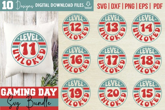Gaming Day SVG Bundle: Graphics for Crafts