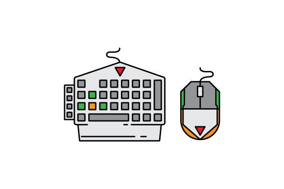 Gaming Mouse and Keyboard: Crafts for Video Games