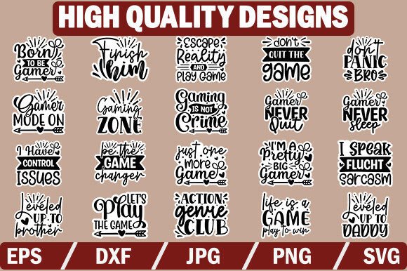 Gaming Sticker Design Bundle: A Designer's Review