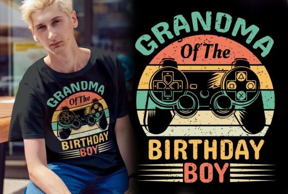 Grandma of the Birthday Boy: Graphics & Print Templates
