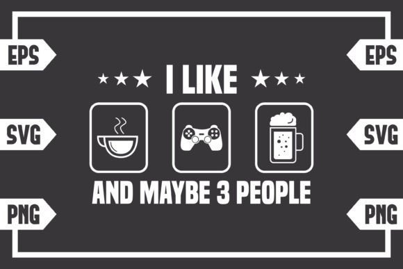 I Like Coffee Gaming Controller Beer and Graphics for Crafts