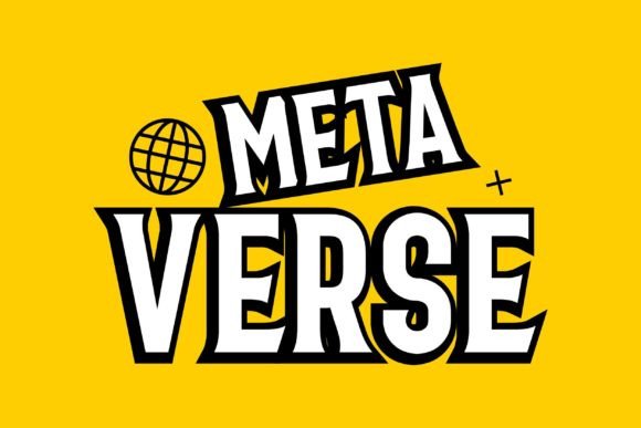 Metaverse Game Design: Bold Graphics for Print Templates