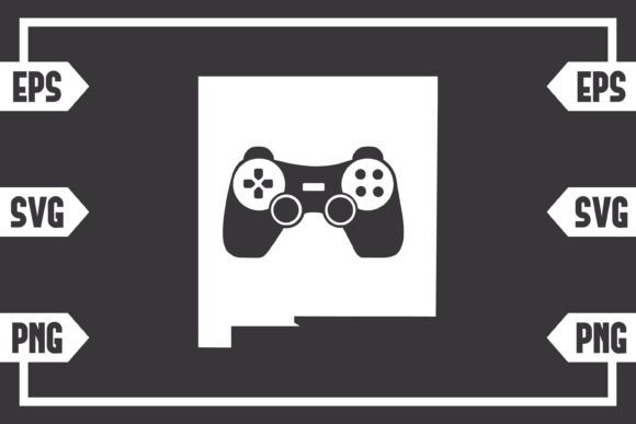 New Mexico Gaming Controller Graphics for Crafts