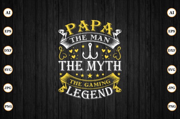 Papa Gaming Legend: Graphics for Crafts