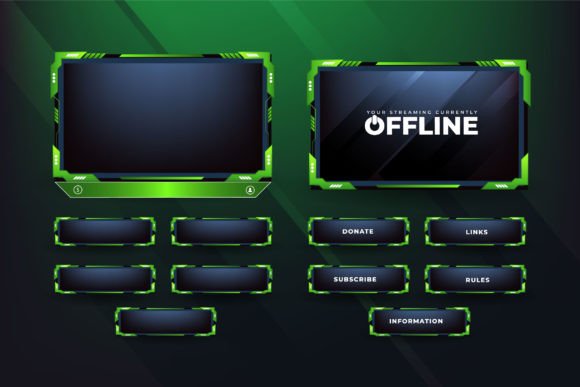 Review: Live Streaming Screen Overlay Vector for Stitch
