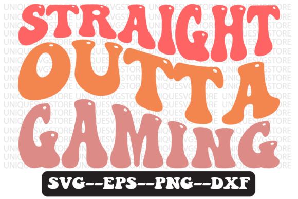Straight Outta Gaming Retro Svg: Graphics for Crafts