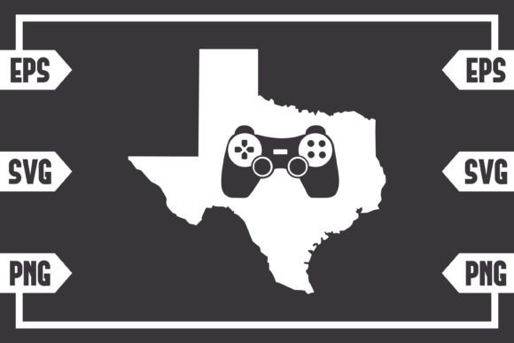 Texas Gaming Controller: Graphics for Crafts