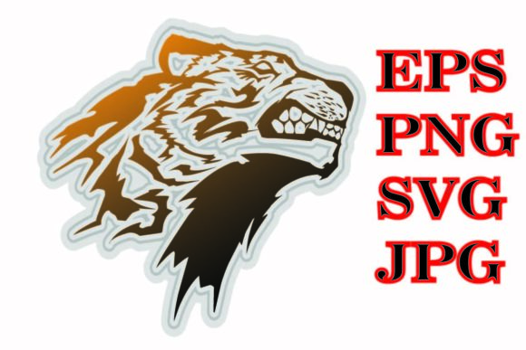 Tiger Logo for Gaming Team: Bold Graphics & Icons